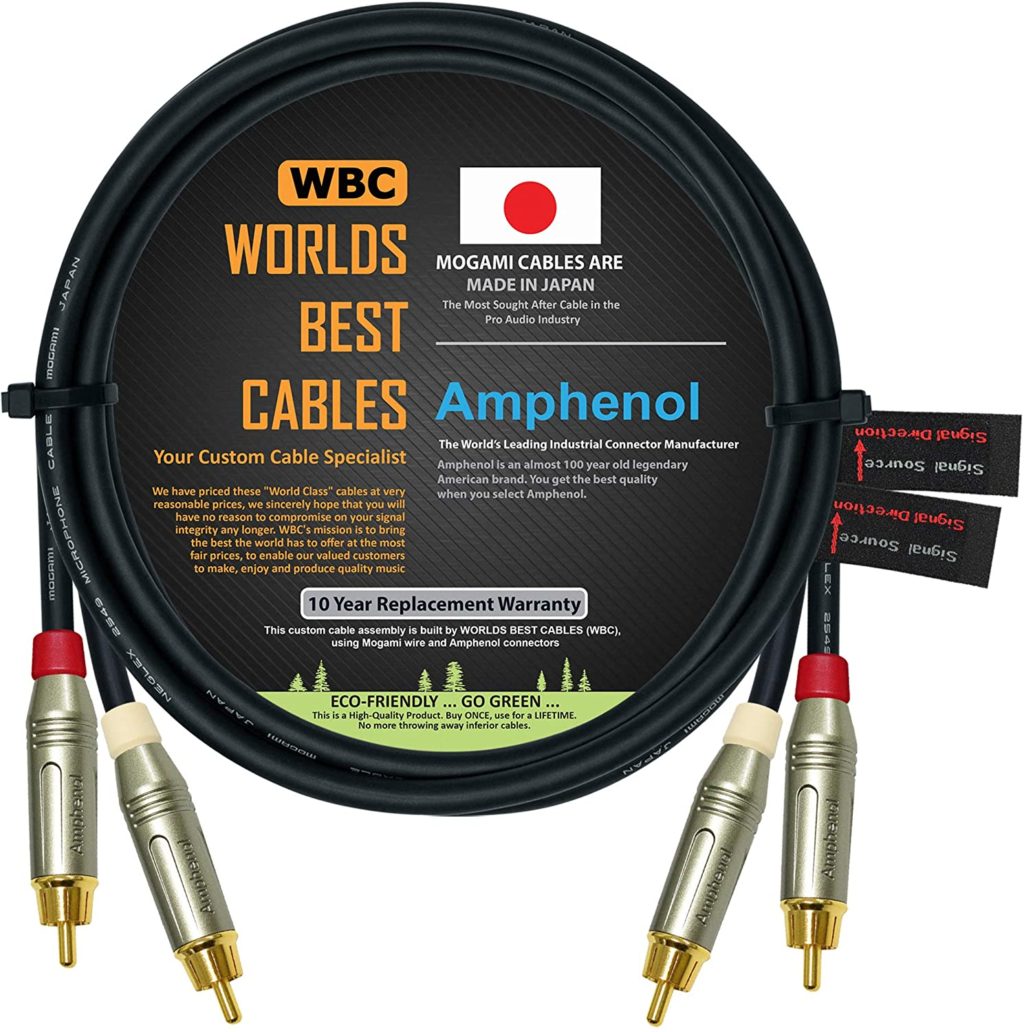 Audiophile RCA Interconnect Cables